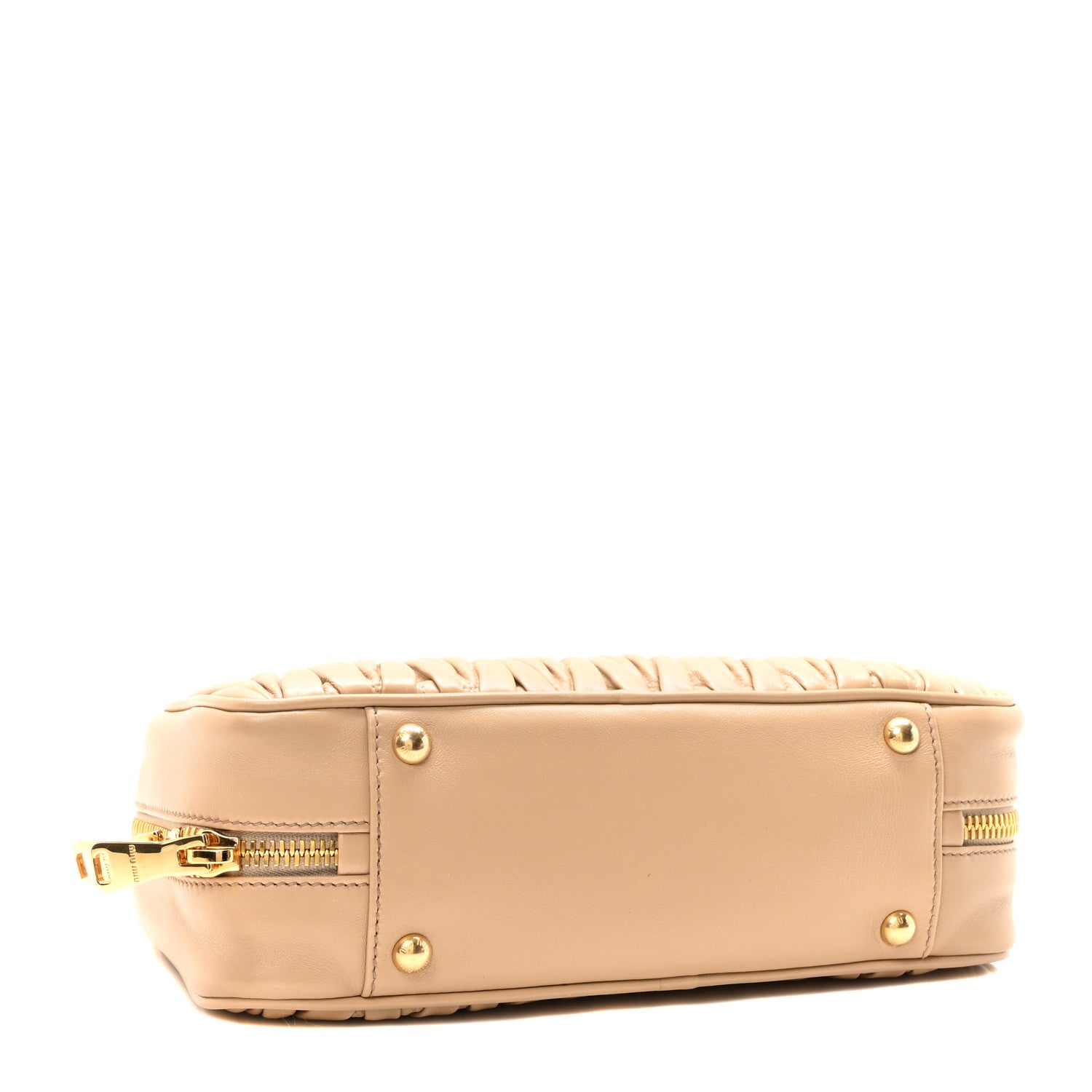 Miu Miu Nappa Matelasse Large Arcadie Top Handle Bag Sabbia 4 of 10