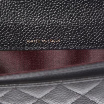 Chanel Caviar Quilted Flap Card Holder Black 7 of 9