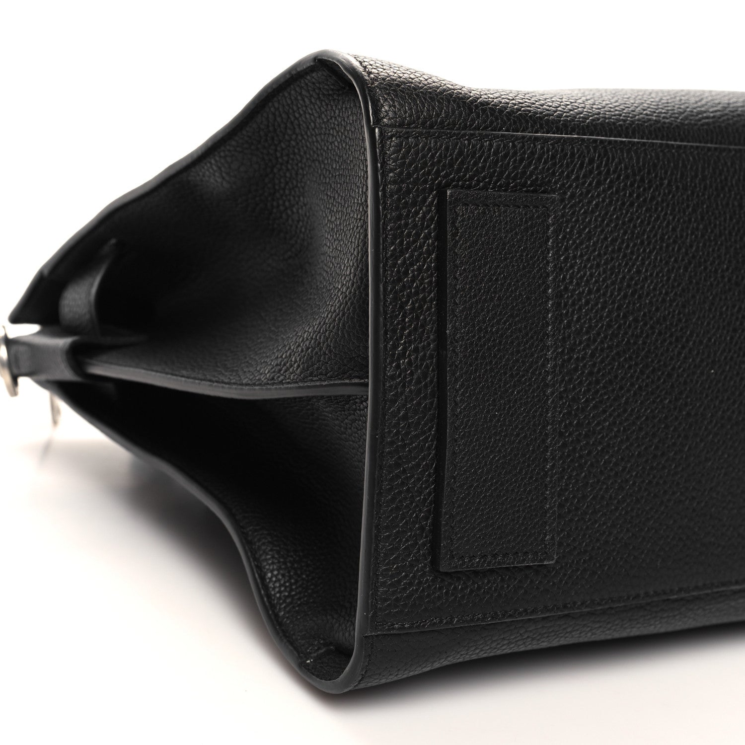 Saint Laurent Grained Calfskin Small Supple Sac De Jour Duffle Black 9 of 10
