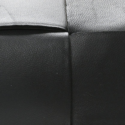 Bottega Veneta Lambskin Maxi Intrecciato Small Brick Cassette Bag Black 8 of 10