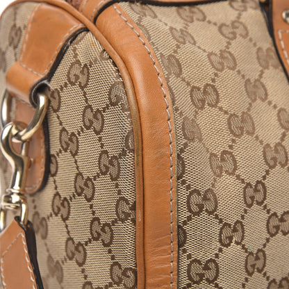 Gucci Monogram Vintage Web Medium Boston Tobacco 16 of 18