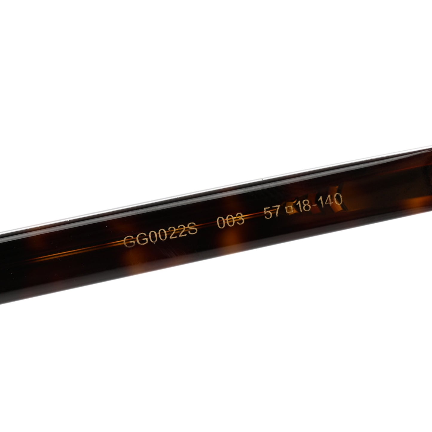 Acetate GG Sunglasses GG0022S Tortoise