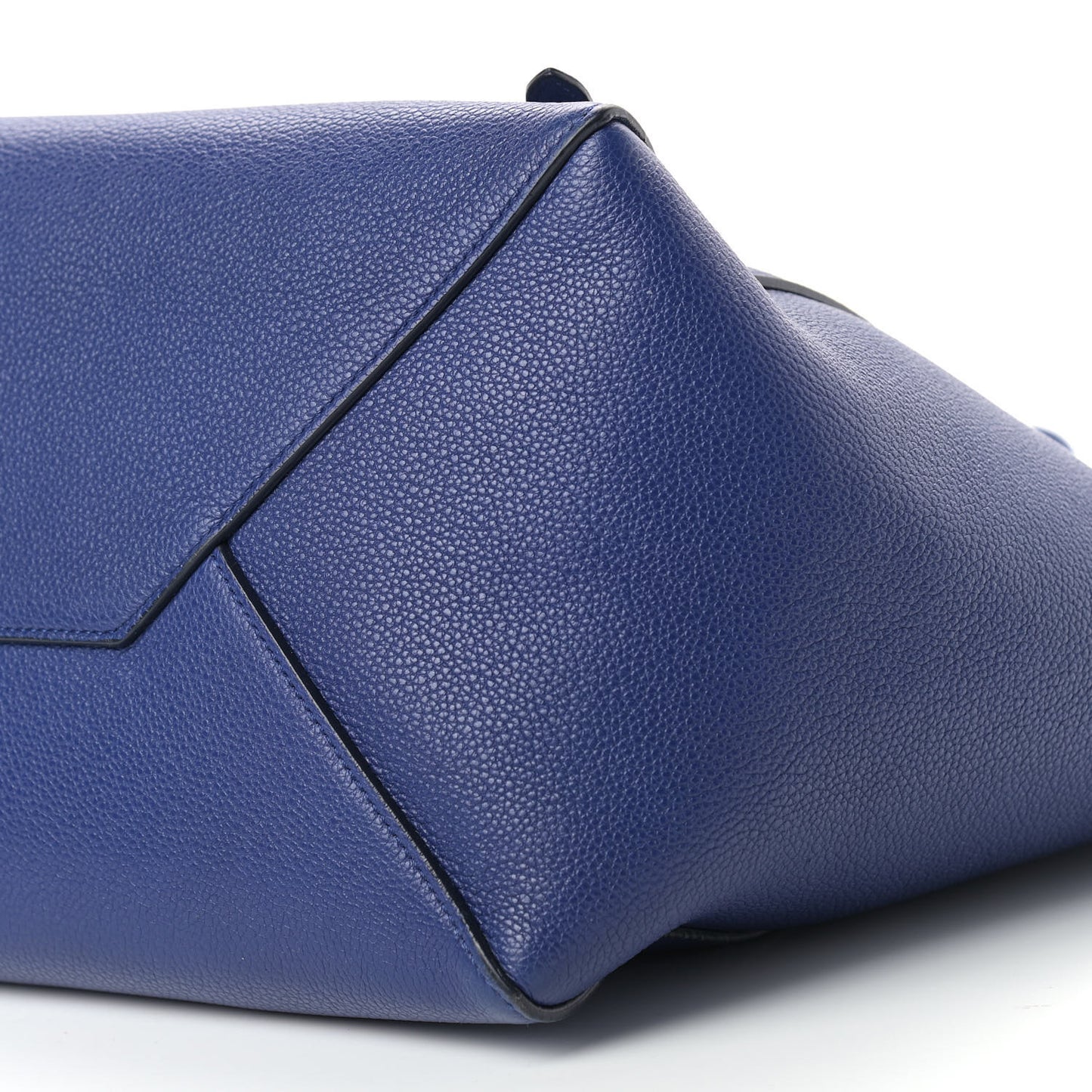 Soft Grained Calfskin Small Belt Cabas Phantom Indigo