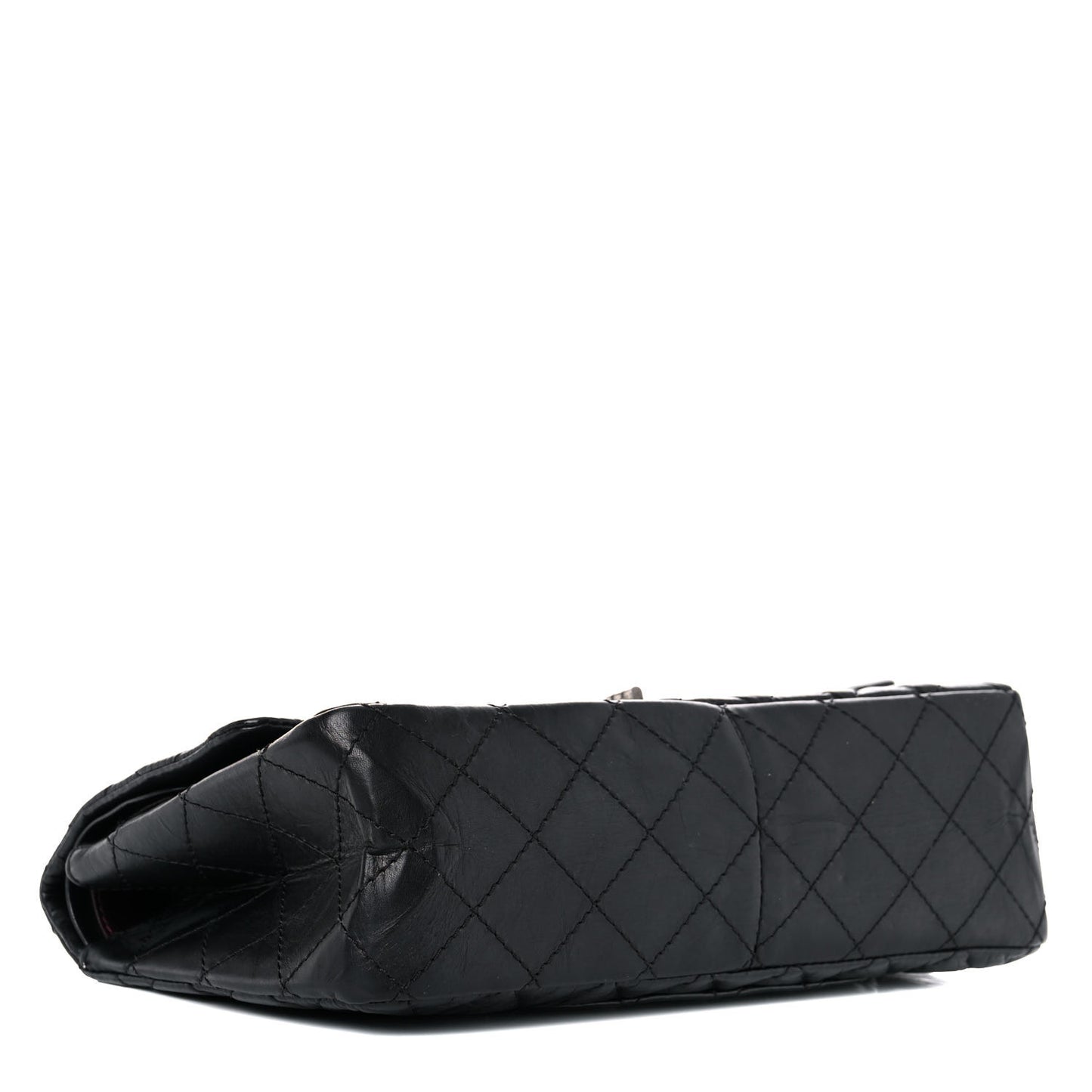 Aged Calfskin Quilted 2.55 Reissue 226 Flap Black