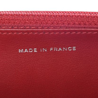 Chanel Patent Quilted Wallet On Chain WOC Red 7 of 9