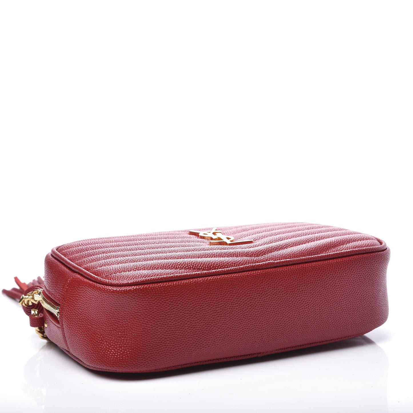 Grain De Poudre Matelasse Monogram Mini Lou Camera Bag Eros Red