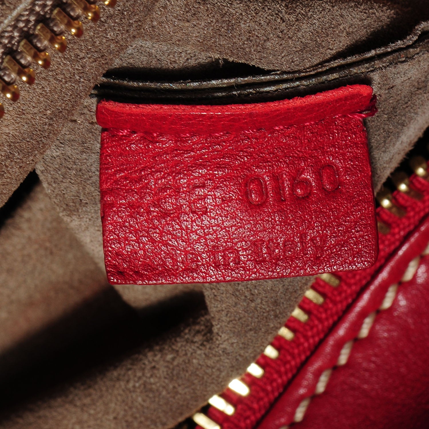 Celine Smooth Calfskin Mini Luggage Envelope Tote Red 9 of 9