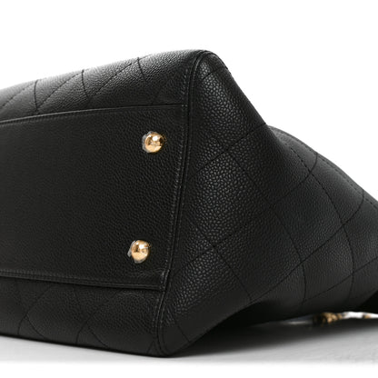 Chanel Caviar Quilted Shopping Tote Black 10 of 10