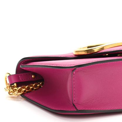 Valentino Garavani Calfskin Vlogo Small Loco Shoulder Bag Rose Violet 9 of 11