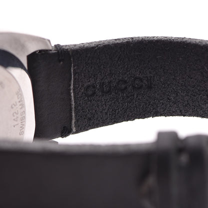 Gucci Stainless Steel Calfskin 44mm GG2570 Toscano Quartz Watch Black 6 of 9