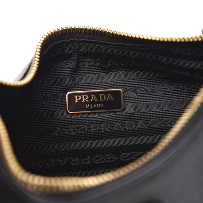 Prada Saffiano Lux Re-Edition 2005 Shoulder Bag Black 6 of 9