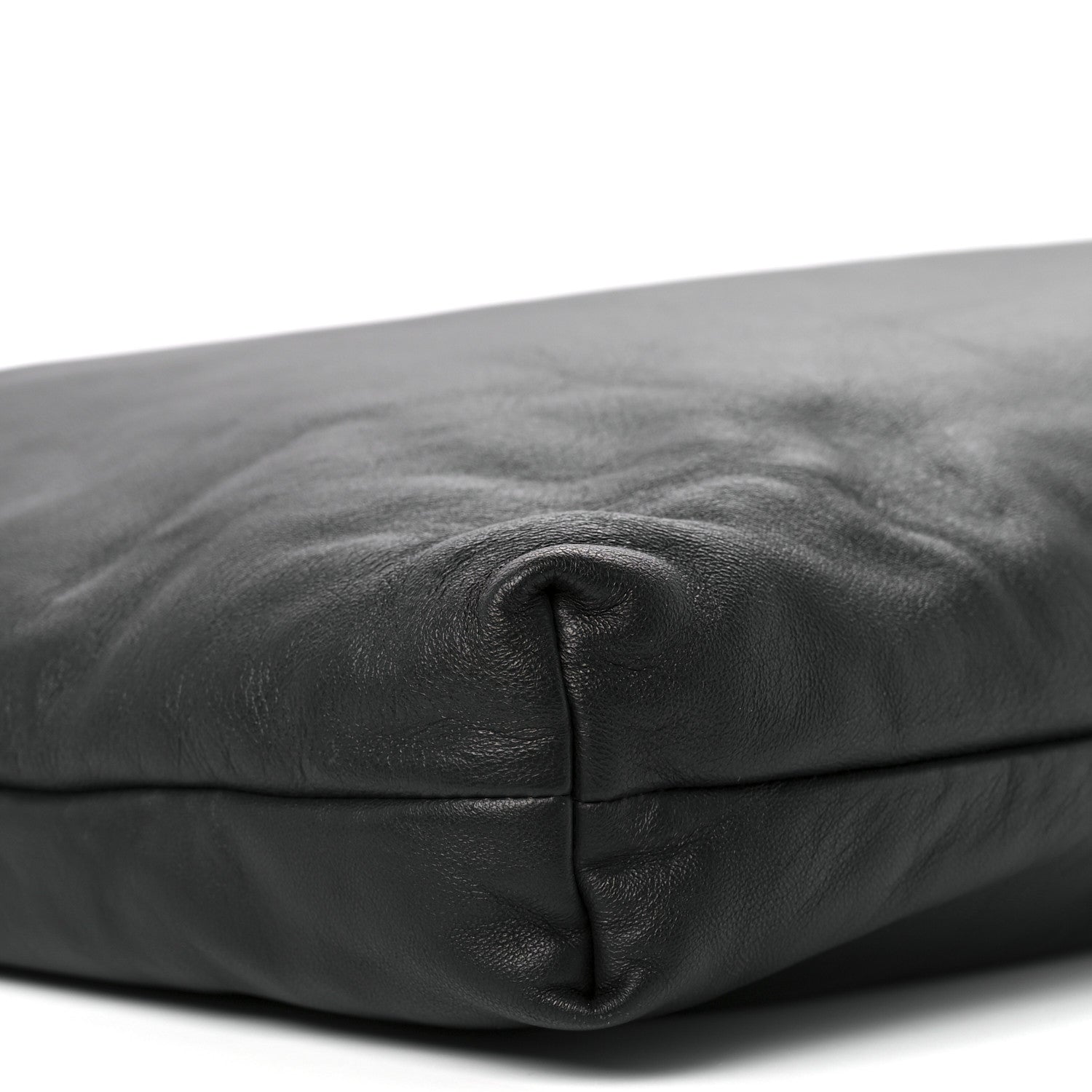 Mansur Gavriel Calfskin Reversible Pillow Tote Black Flamma 11 of 12