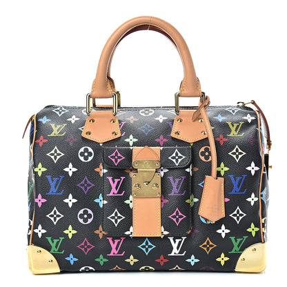 Louis Vuitton Monogram Multicolor Speedy 30 Black 1 of 13