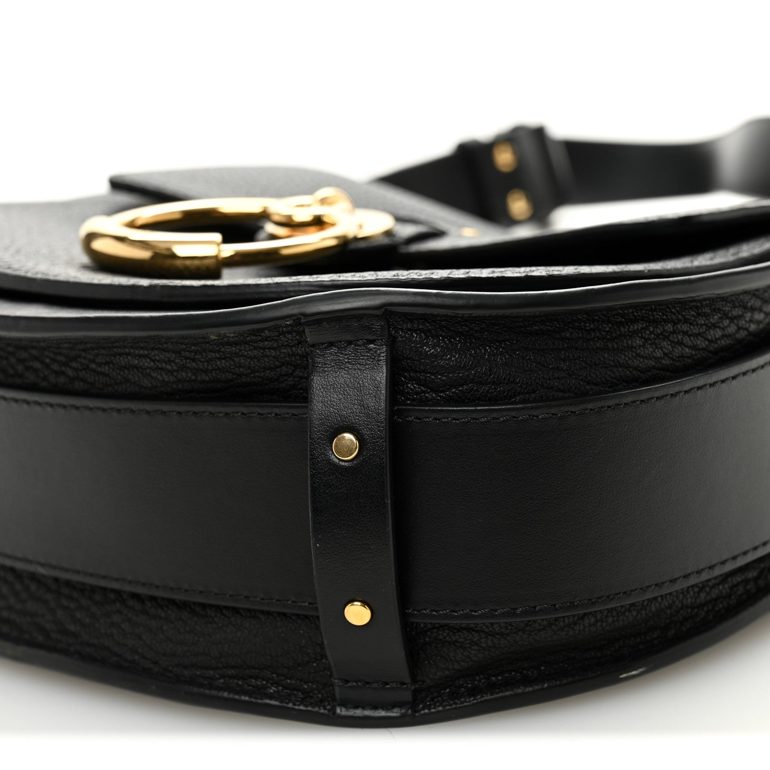 Chloe Grained Calfskin Large Tess Bag Black 9 of 9