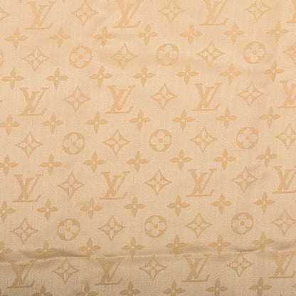 Louis Vuitton Silk Lurex Wool Monogram Shine Shawl Gold 3 of 5