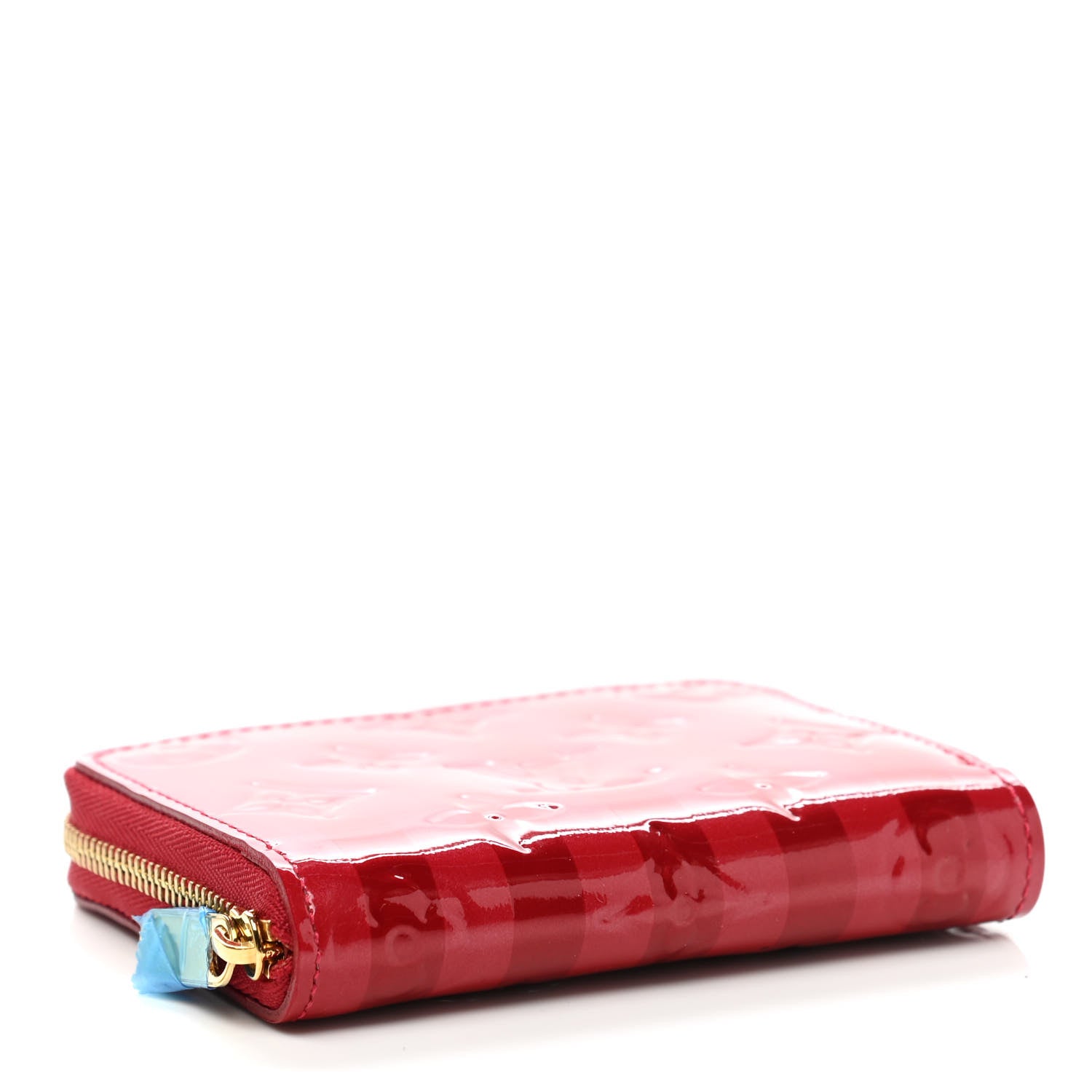 Louis Vuitton Vernis Rayures Zippy Coin Purse Pomme D'Amour 4 of 7