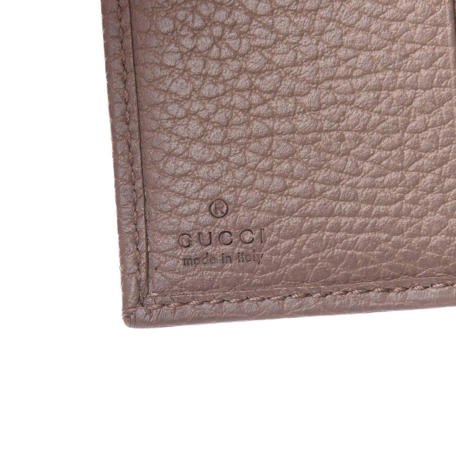 Gucci Dollar Calfskin GG Marmont French Wallet Porcelain Rose 5 of 7