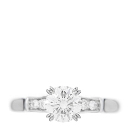 Harry Winston Platinum Diamond .74ct Tryst Engagement Ring 46 3.75 1 of 6
