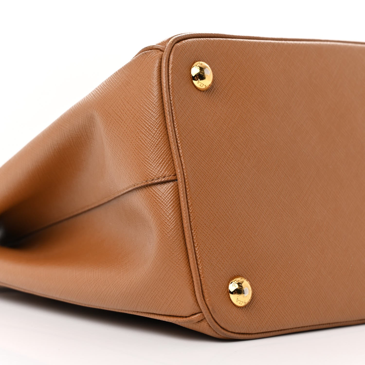 Prada Saffiano Lux Parabole Tote Caramel 11 of 17