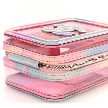 Chanel PVC Patent Calfskin Patent Lambskin Vertical Vanity Case Pink 10 of 10