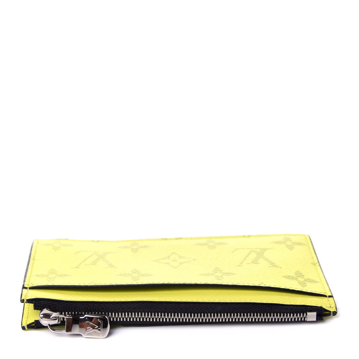 Monogram Taiga Coin Card Holder Yellow