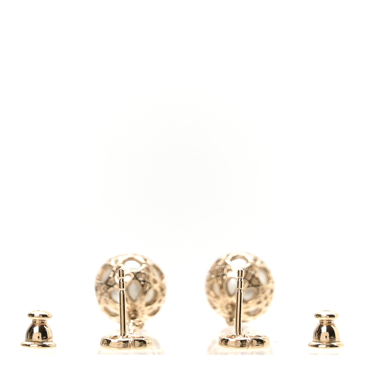 Christian Dior Pearl Secret Cannage Mise En Dior Tribales Dangle Earrings Gold 3 of 3