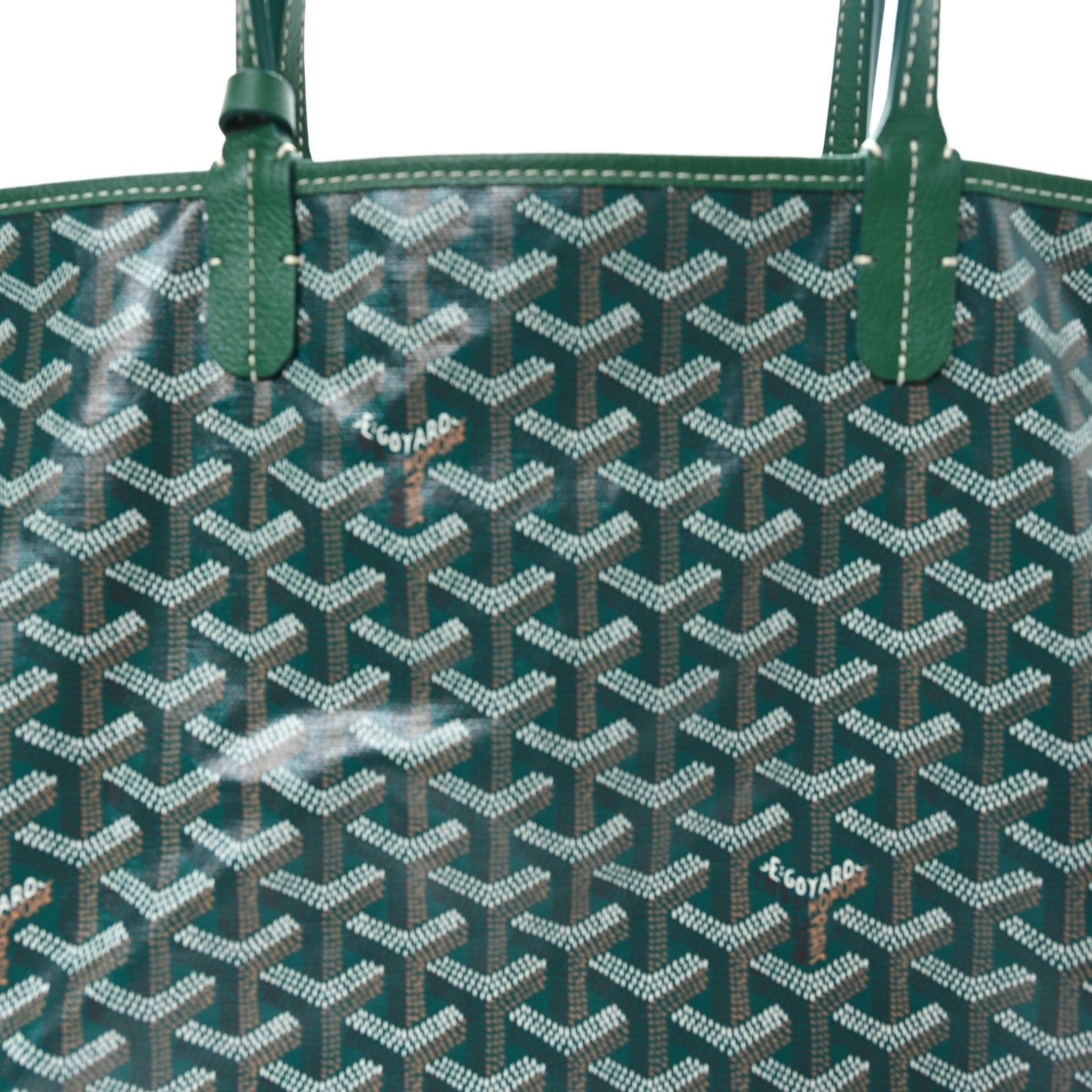 Goyard Goyardine Saint Louis PM Green 9 of 12