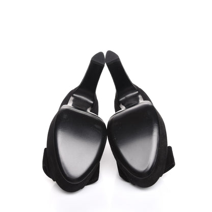 Louis Vuitton Suede Last Dance Pumps Heels 38.5 Black 5 of 8