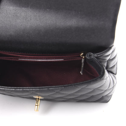 Chanel Caviar Quilted Mini Coco Handle Flap Black 5 of 11