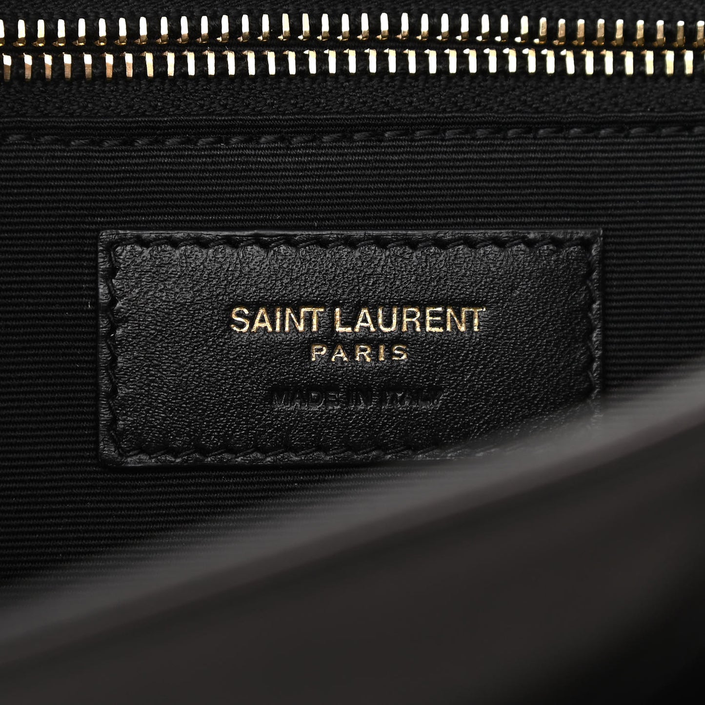 Lambskin Matelasse Monogram Medium Niki Chain Satchel Black