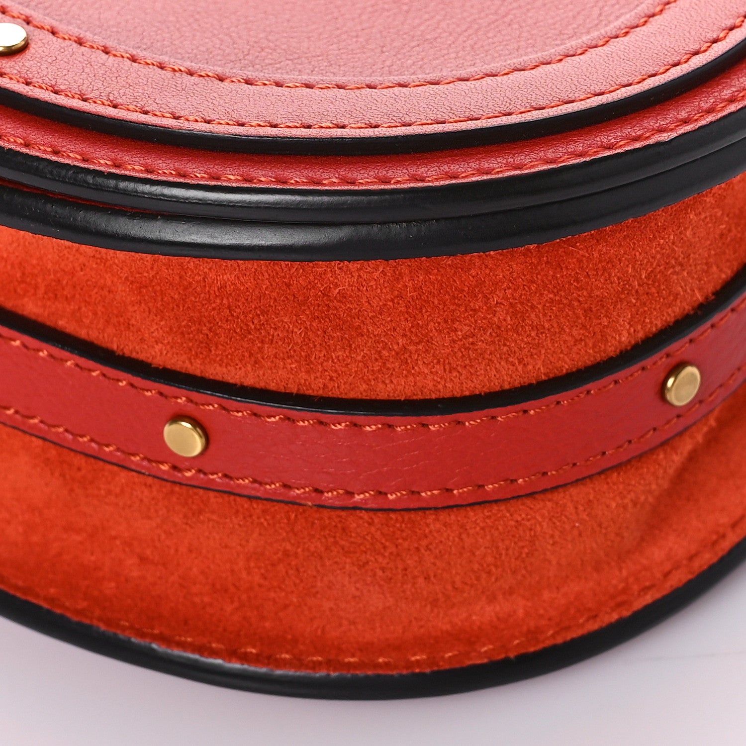 Chloe Calfskin Small Nile Bracelet Bag Earthy Red 8 of 10