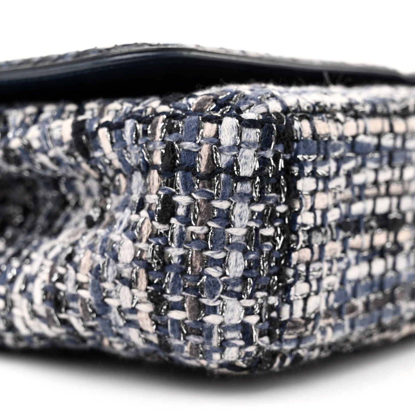 Tweed Snakeskin Quilted Medium CC Filigree Flap Multicolor