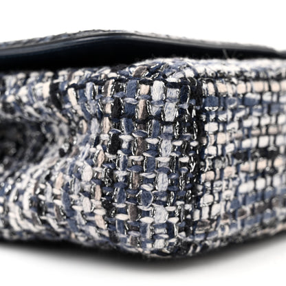 Chanel Tweed Snakeskin Quilted Medium CC Filigree Flap Multicolor 9 of 11