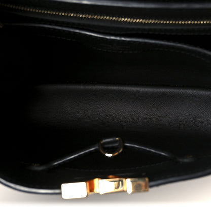 Louis Vuitton Taurillon Capucines Black White 5 of 9