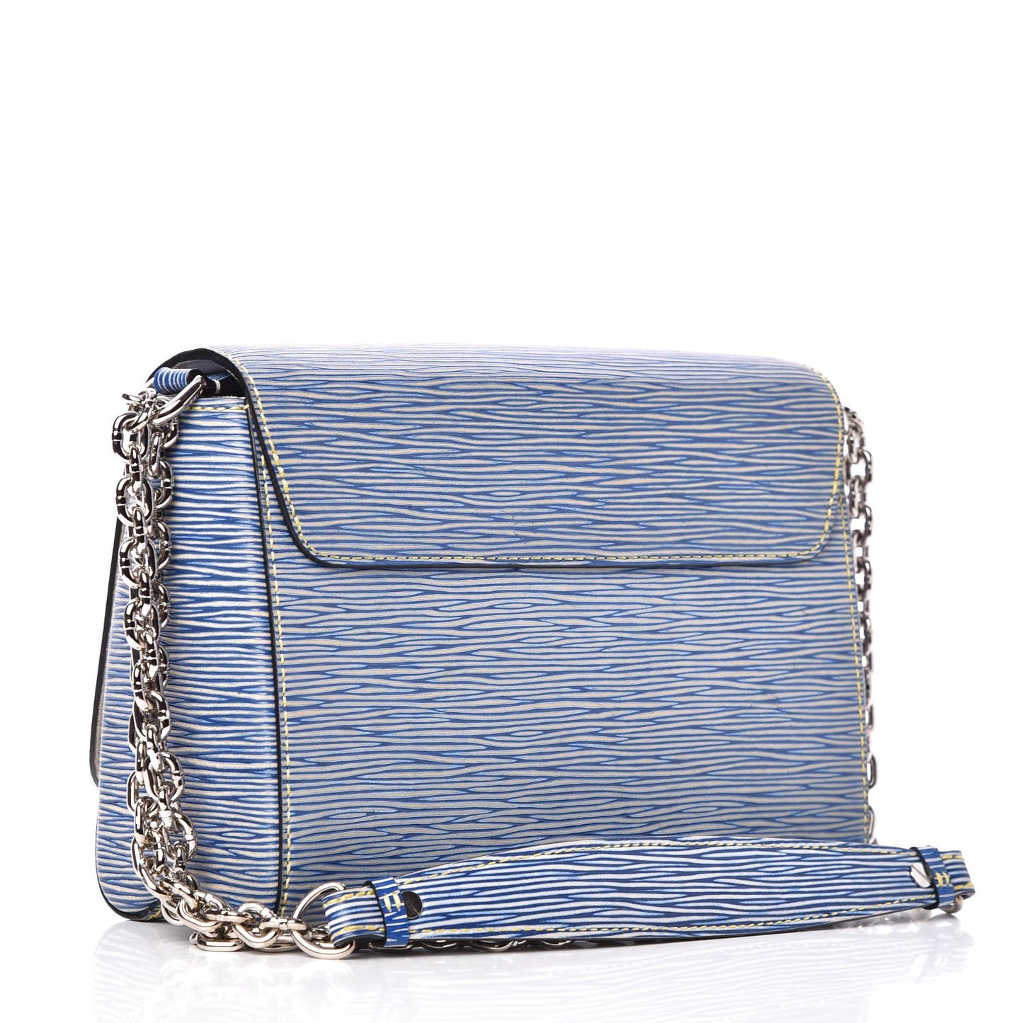 Epi Twist Shoulder Bag MM Denim Light