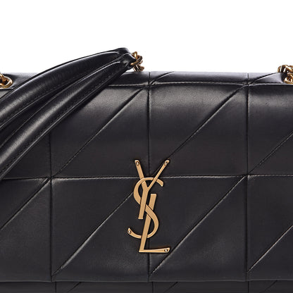 Saint Laurent Lambskin Patchwork Monogram Medium Jamie Black 9 of 9