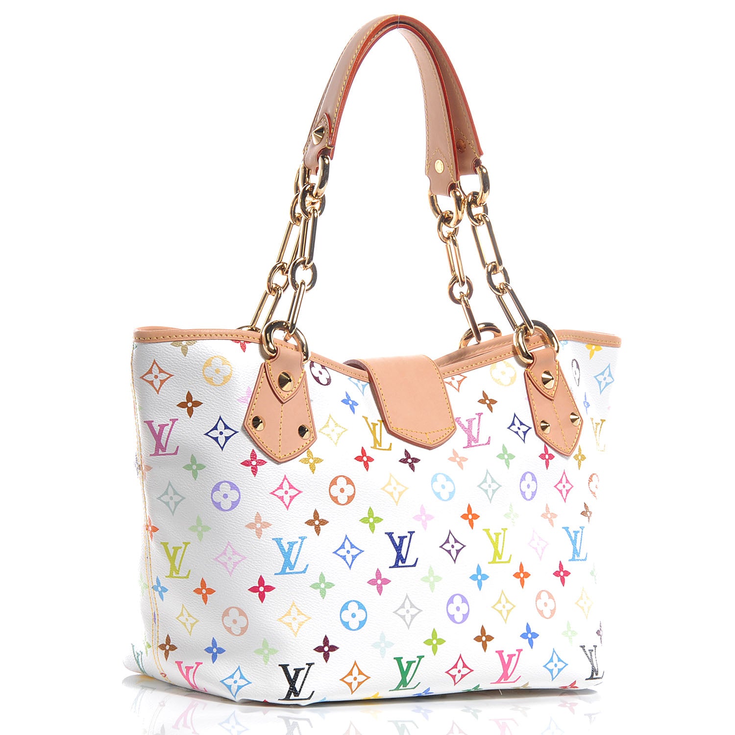 Louis Vuitton Monogram Multicolor Annie GM White 3 of 7