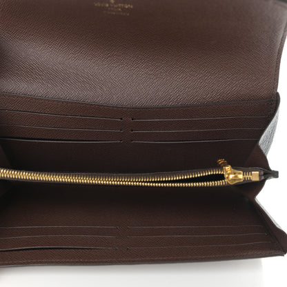 Louis Vuitton Damier Ebene Normandy Wallet Black 5 of 10