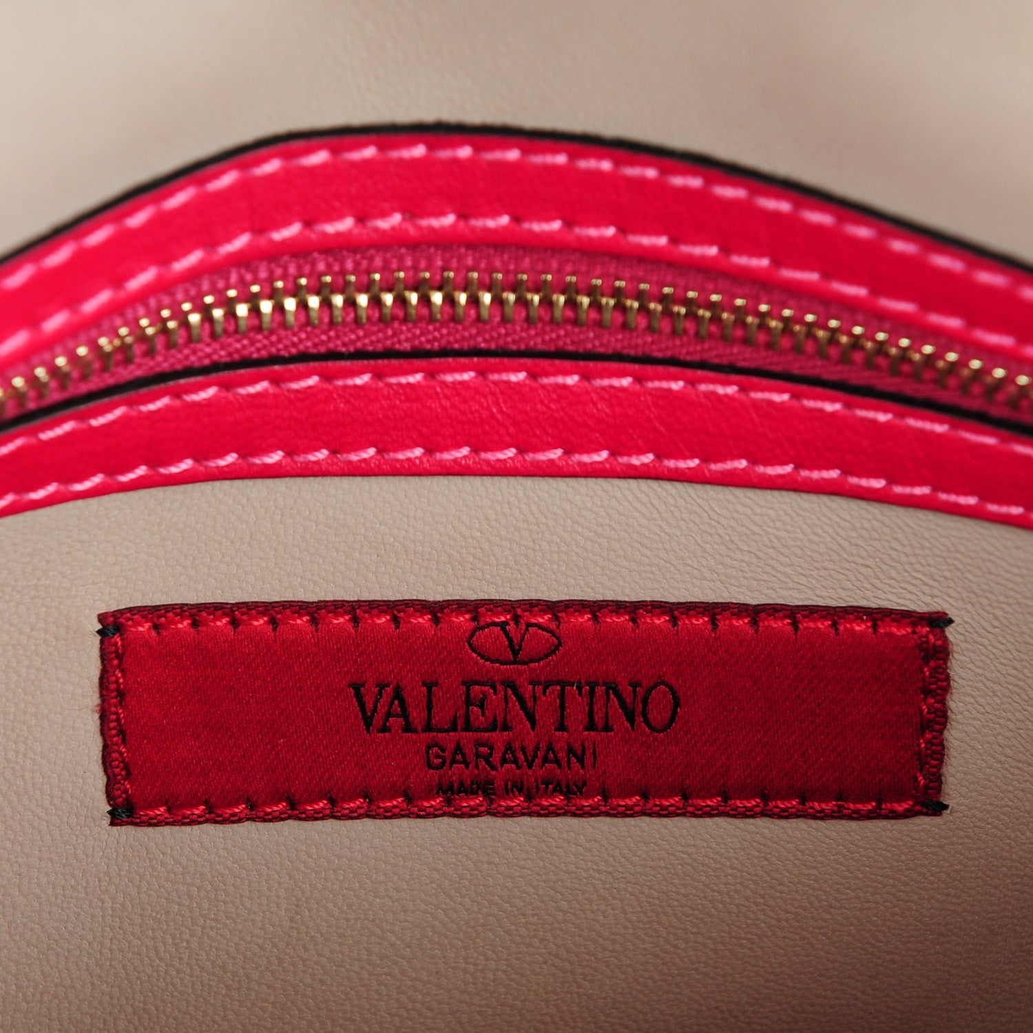 Valentino Garavani Nappa Rockstud Wristlet Clutch Cyclamin 6 of 9