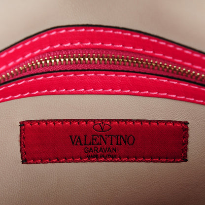 Valentino Garavani Nappa Rockstud Wristlet Clutch Cyclamin 6 of 9