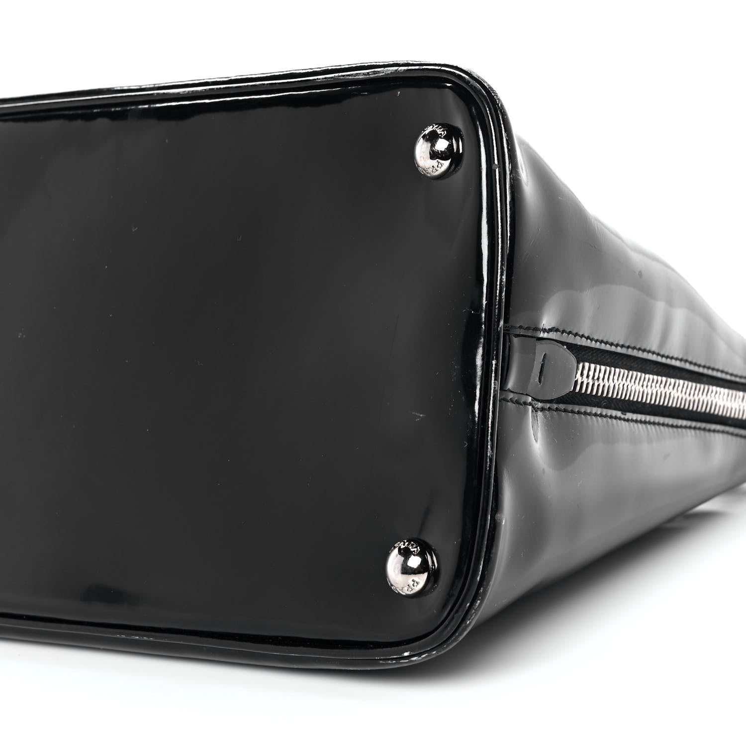 Prada Spazzolato Large Promenade Tote Black 7 of 11