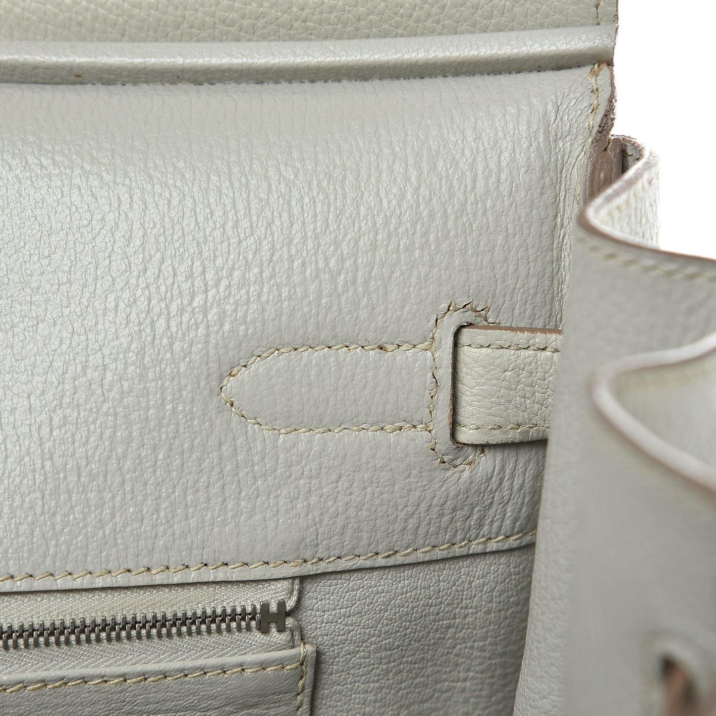 Togo Birkin 35 Gris Perle