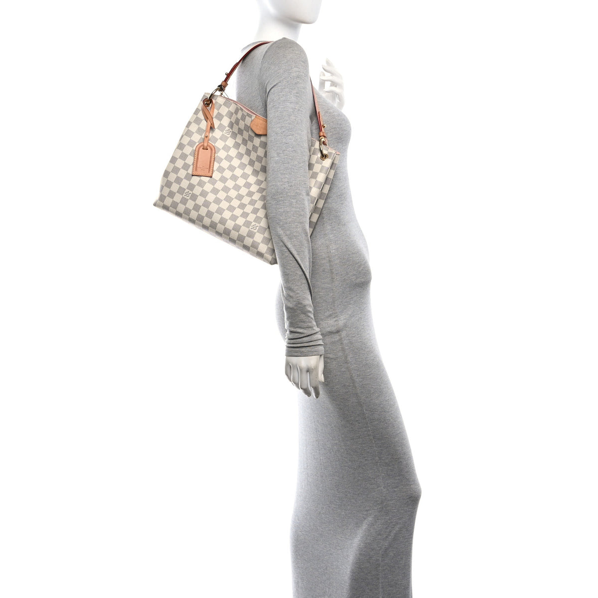 Damier Azur Graceful PM Rose Ballerine