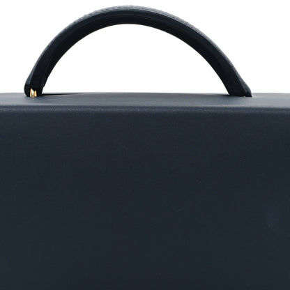 Hermes Vache Hunter Shiny Crocodile Petit H Box Bag Caban Black Menthe 8 of 10