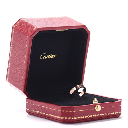 Cartier 18K Pink Gold 3.5mm LOVE Wedding Band Ring 48 4.5 5 of 5