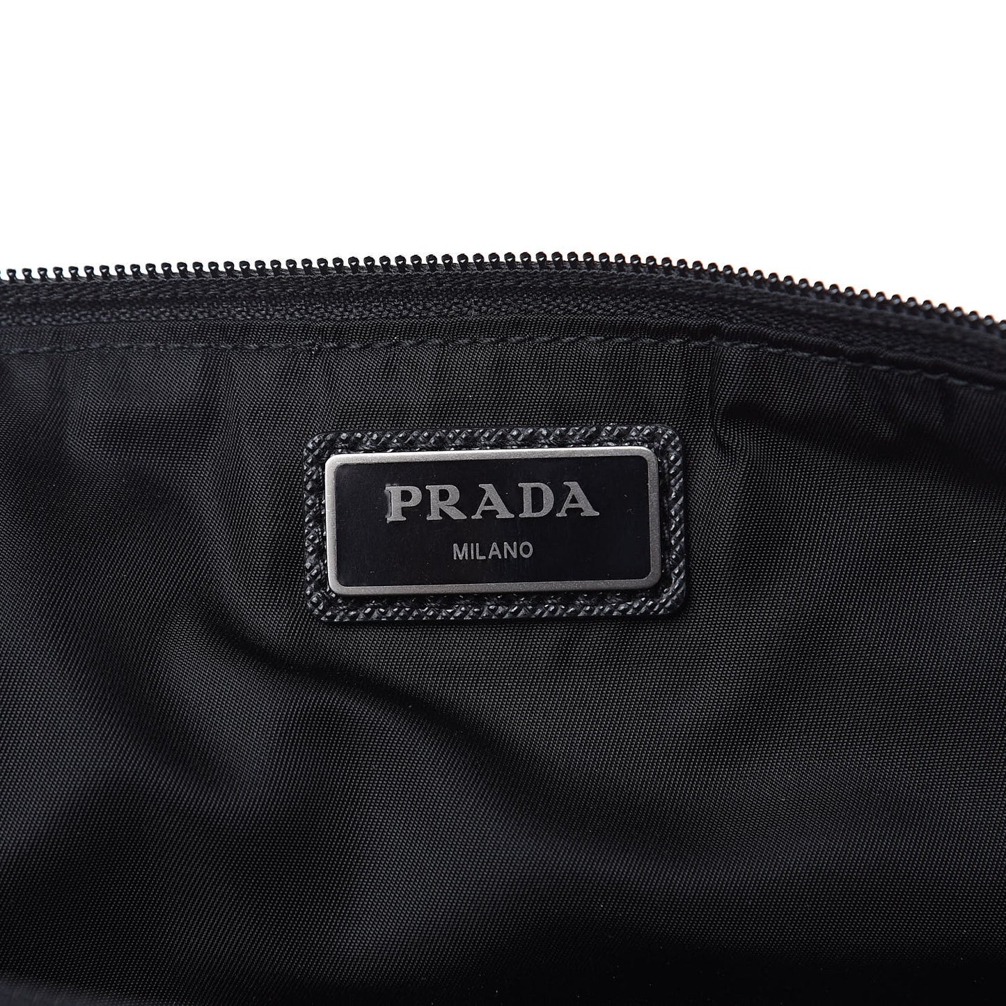 Tessuto Nylon Saffiano Belt Bag Black