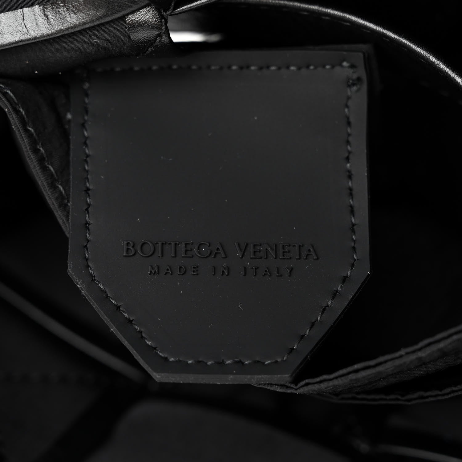 Bottega Veneta Paper Calfskin Intrecciato Cassette Belt Bag Black 6 of 11