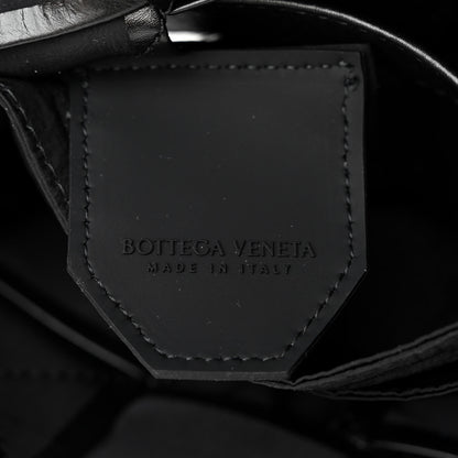 Bottega Veneta Paper Calfskin Intrecciato Cassette Belt Bag Black 6 of 11