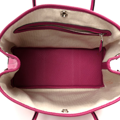 Hermes Vache Country Garden Party 30 TPM Rose Pourpre 5 of 11