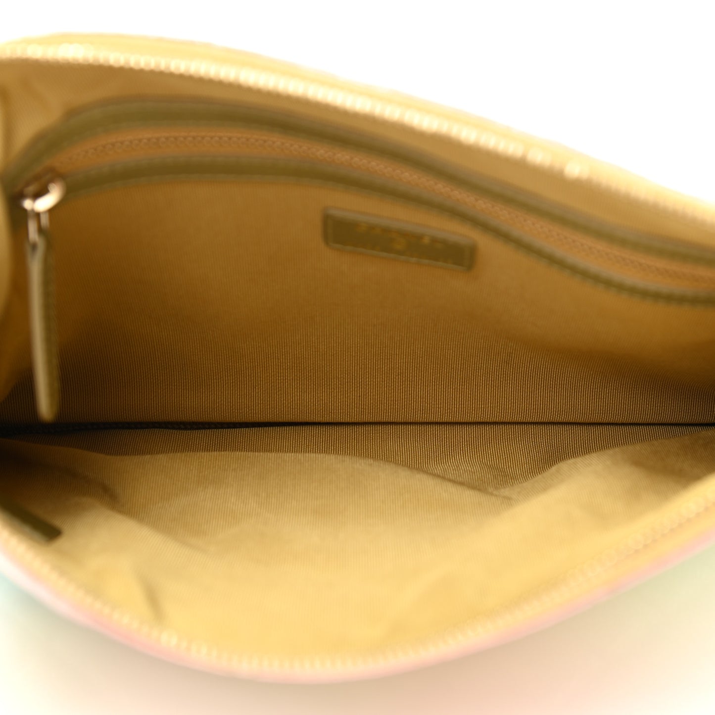 Metallic Goatskin Quilted Medium 2.55 Reissue Cosmetic Case Multicolor